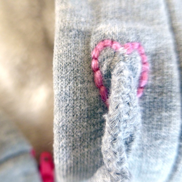 Fiorucci Love Therapy Women S Fleece 3/4-Zip Hooded Sweatshirt - Picture 8 of 15